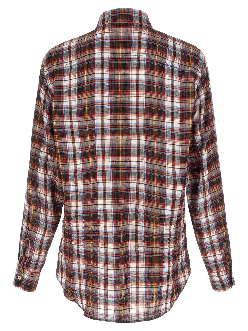 Dsquared² Red Linen Blouse