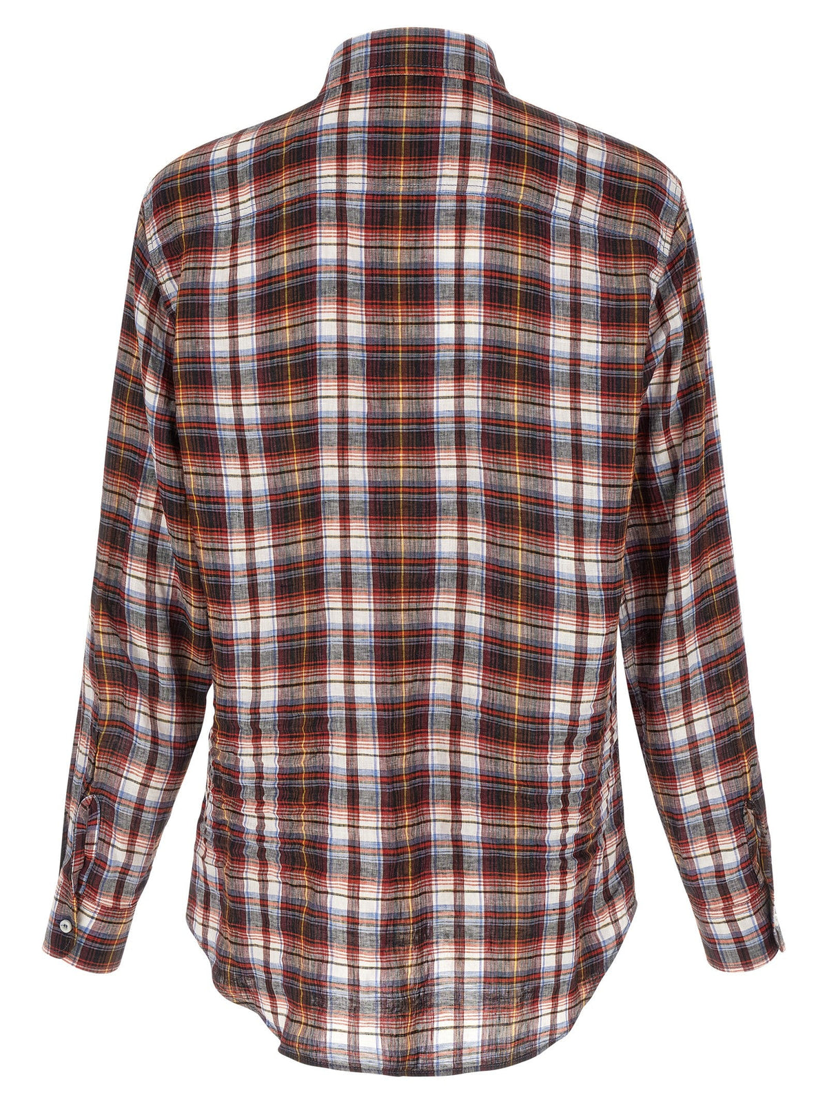 Dsquared² Red Linen Blouse