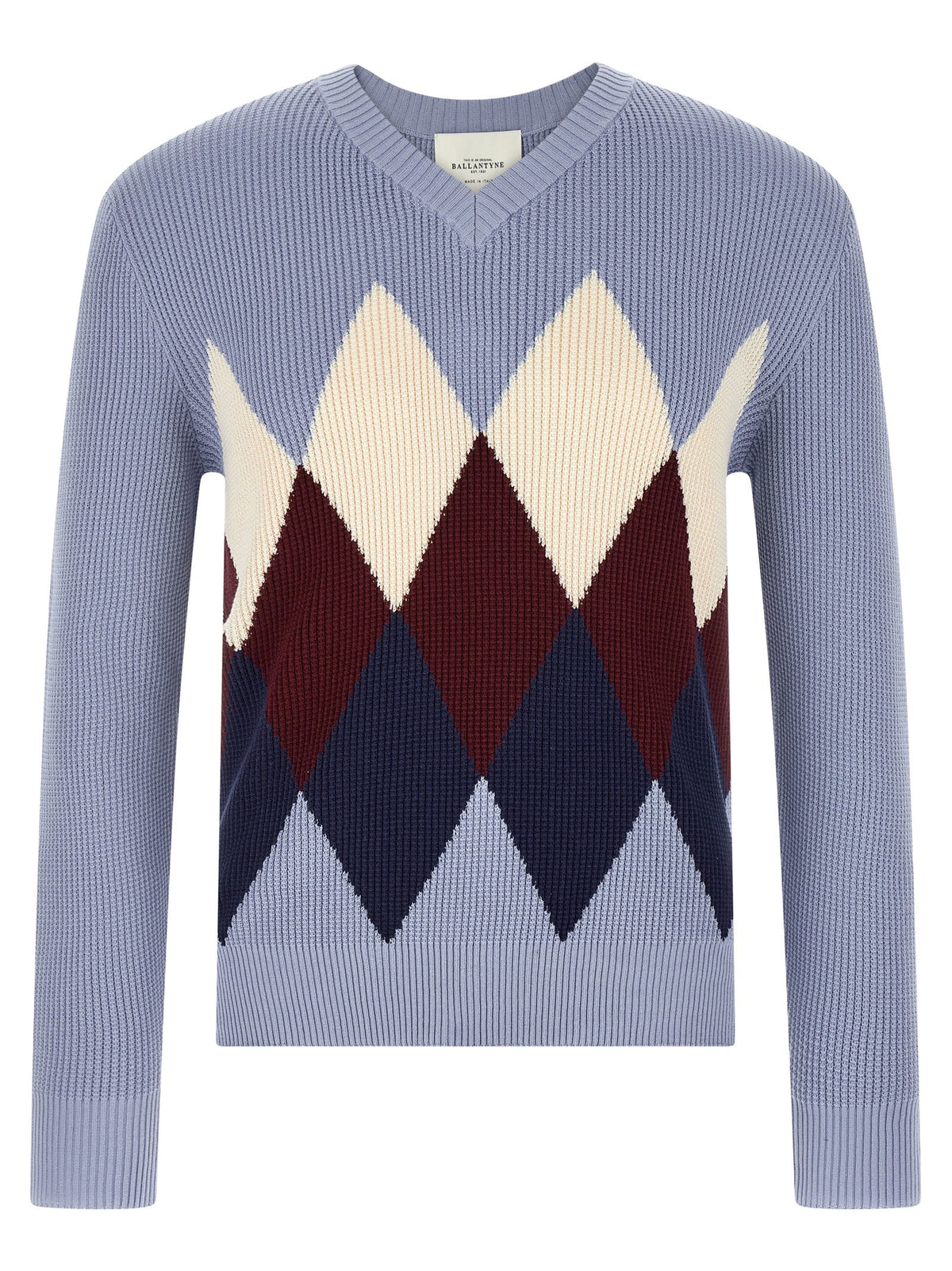 Ballantyne Blue Cotton Cardigan