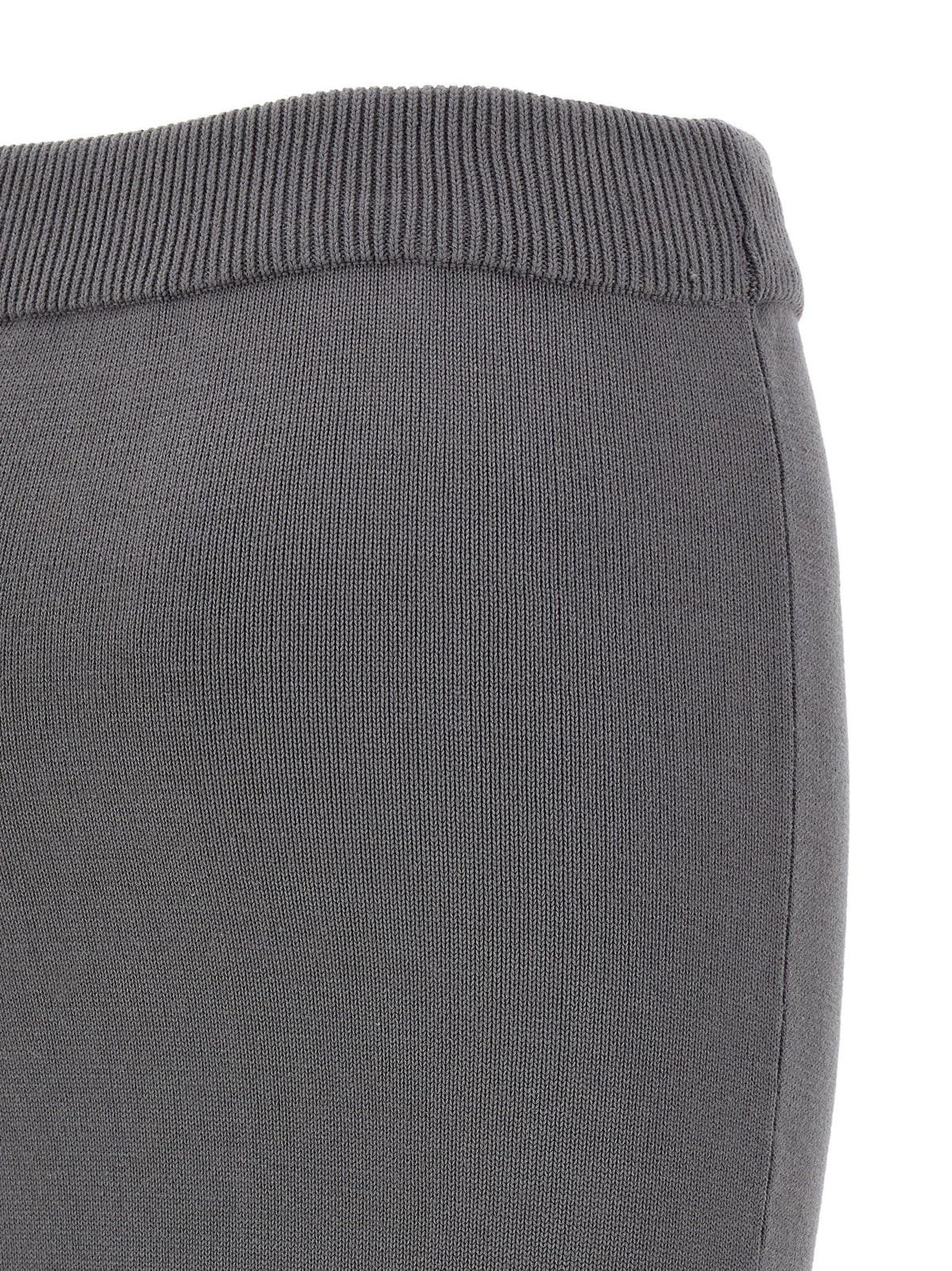 Entire Studios Gray Cotton Midi Skirt