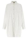 Herno White Cotton Blouse