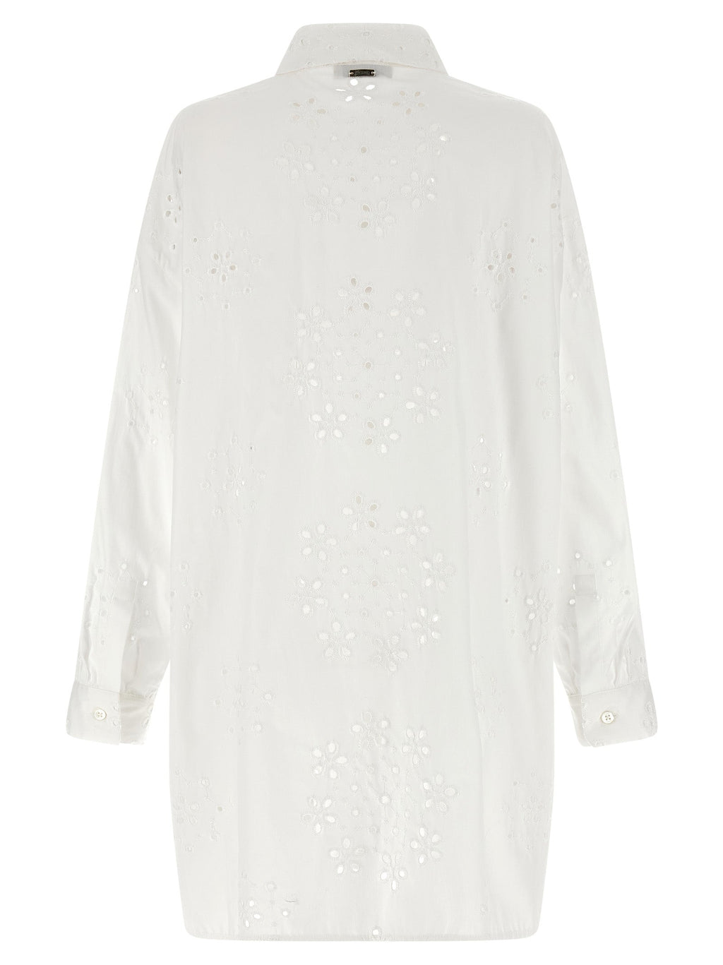 Herno White Cotton Blouse