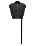 DRKSHDW Black Nylon Sleeveless Jacket