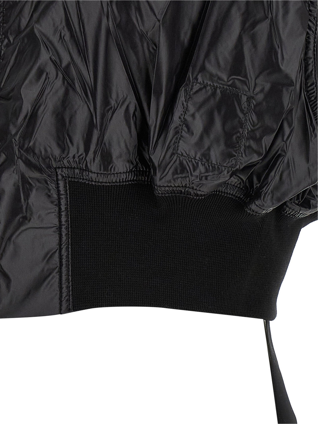 DRKSHDW Black Nylon Sleeveless Jacket