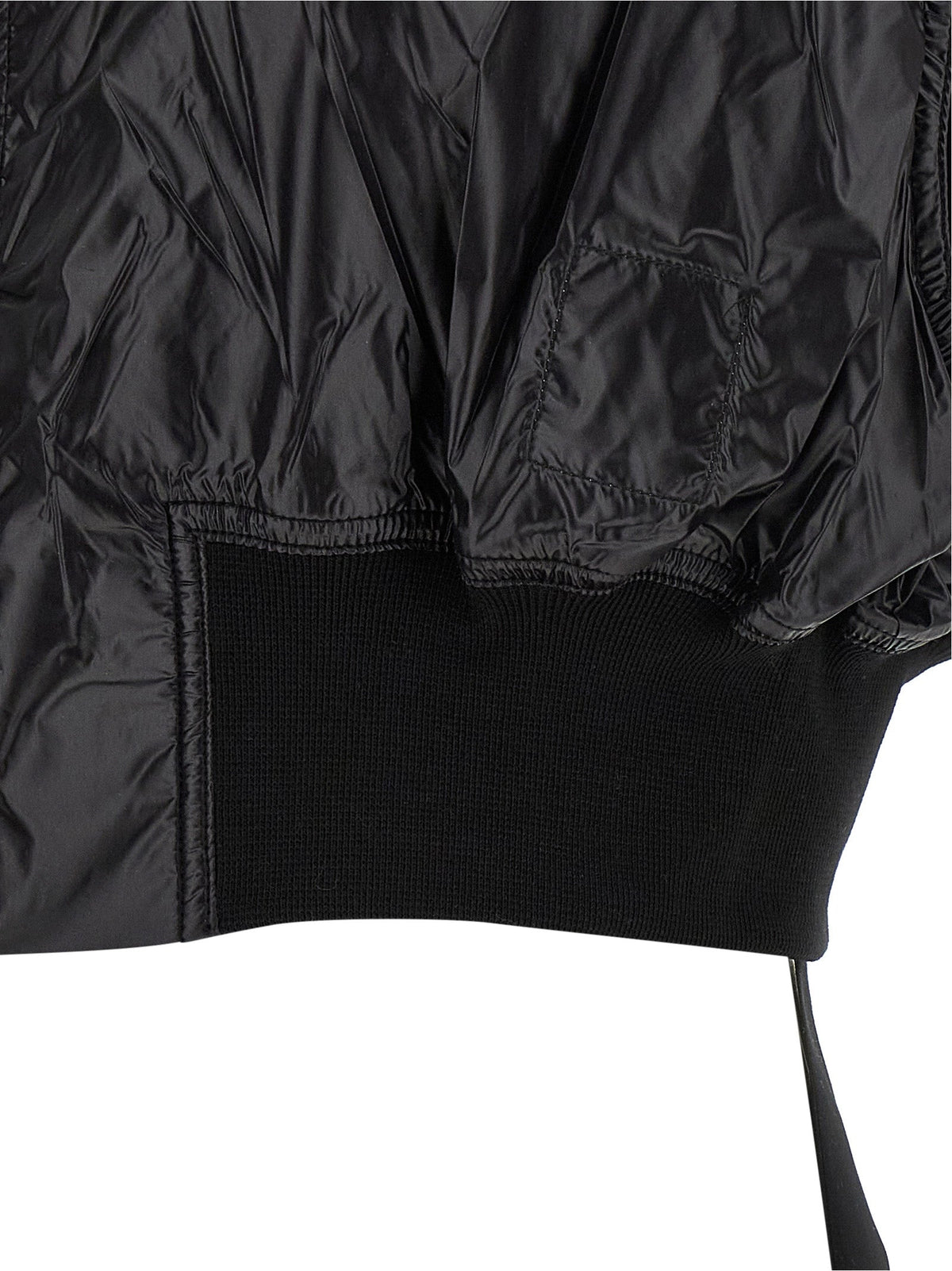 DRKSHDW Black Nylon Sleeveless Jacket