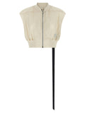 DRKSHDW Beige Nylon Sleeveless Jacket