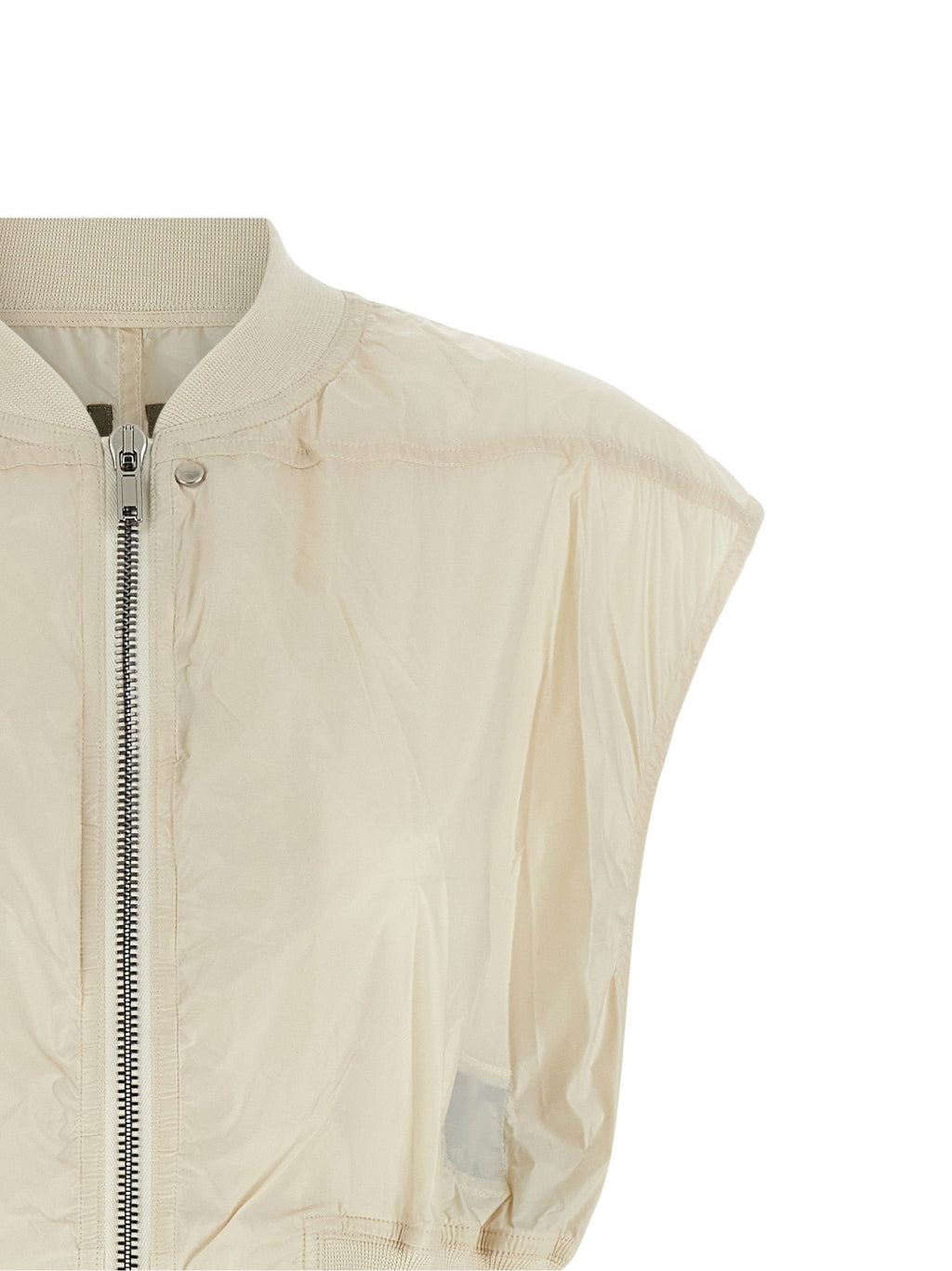 DRKSHDW Beige Nylon Sleeveless Jacket