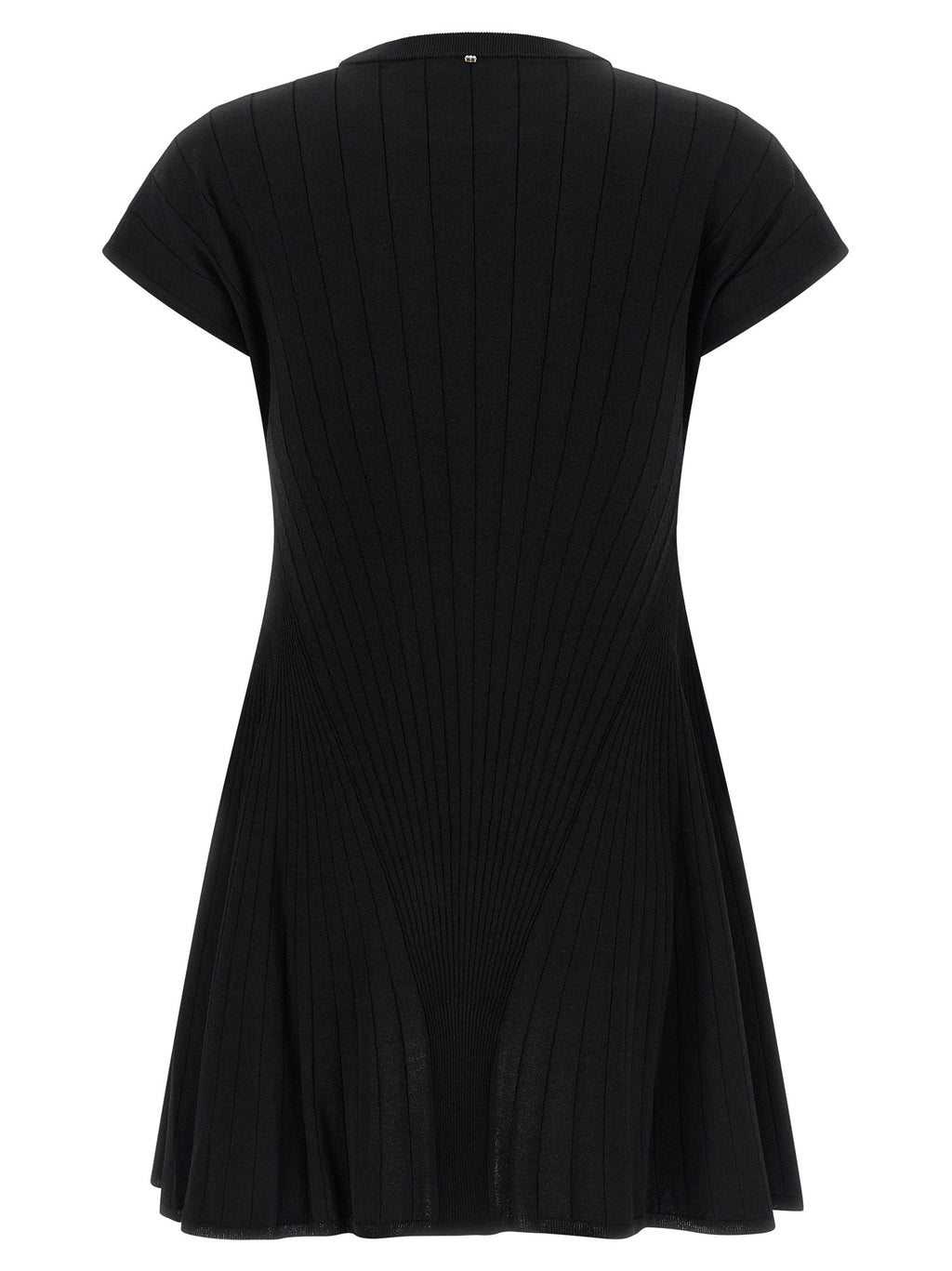 Sportmax Black Viscose Short Dress