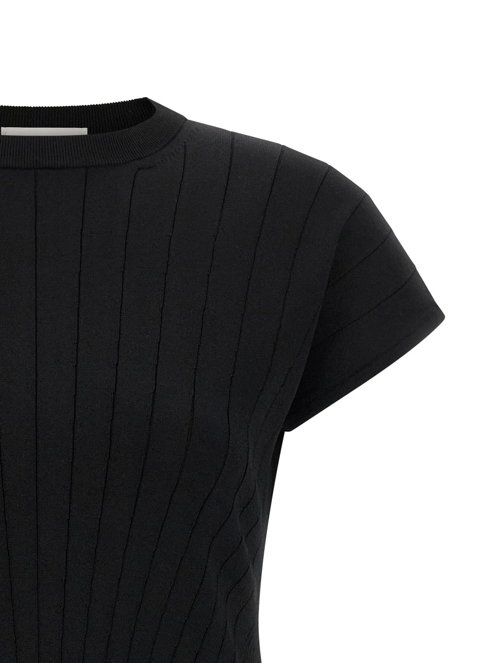 Sportmax Black Viscose Short Dress