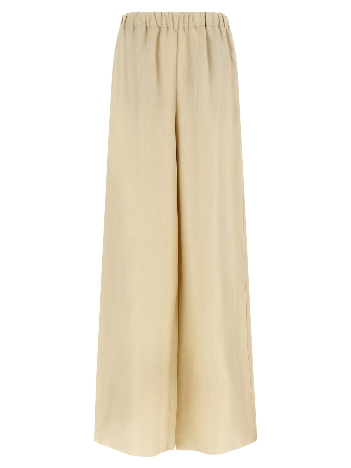 Max Mara Beige Linen Casual Pants