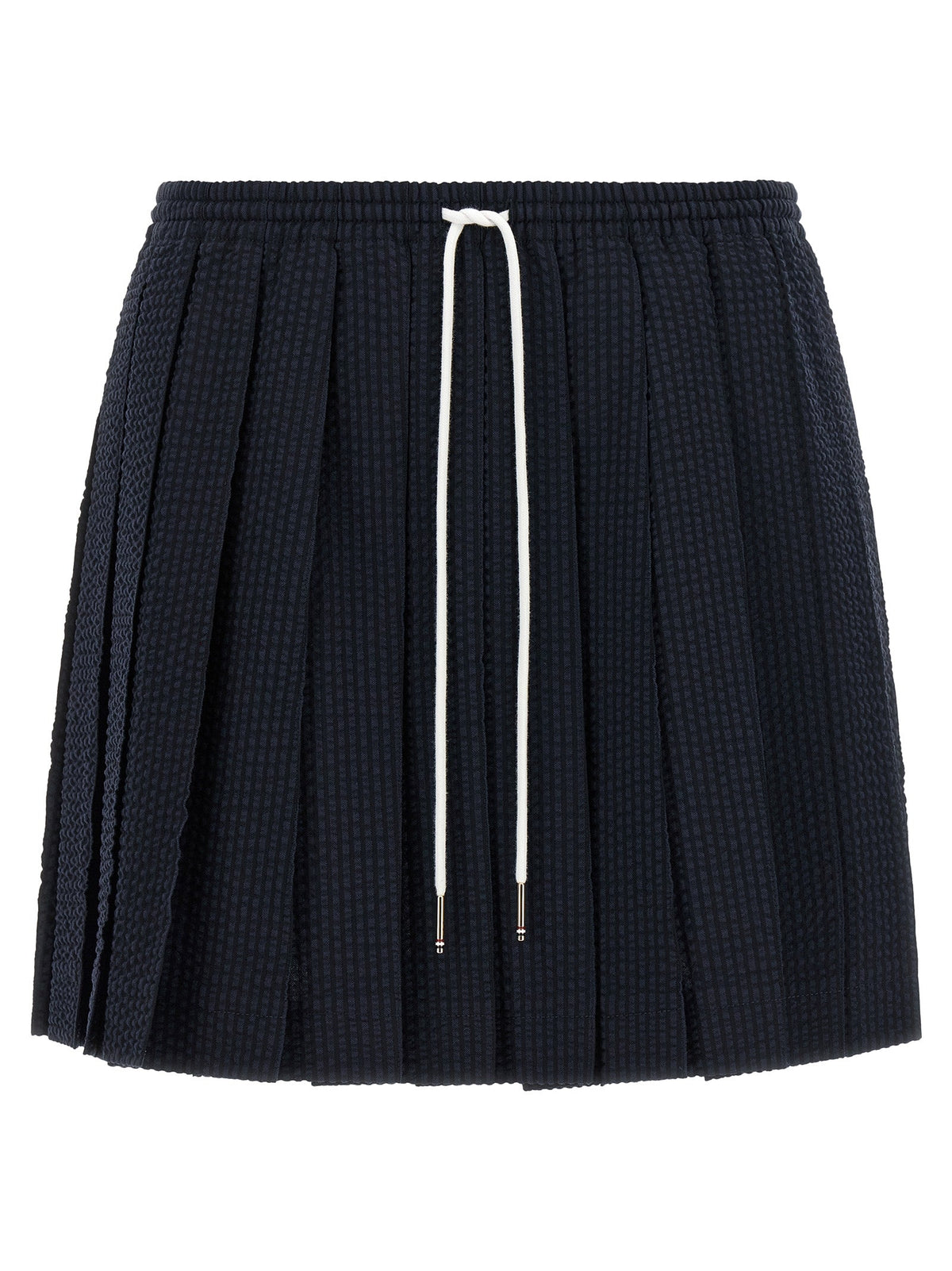 Thom Browne Blue Wool Long Skirt