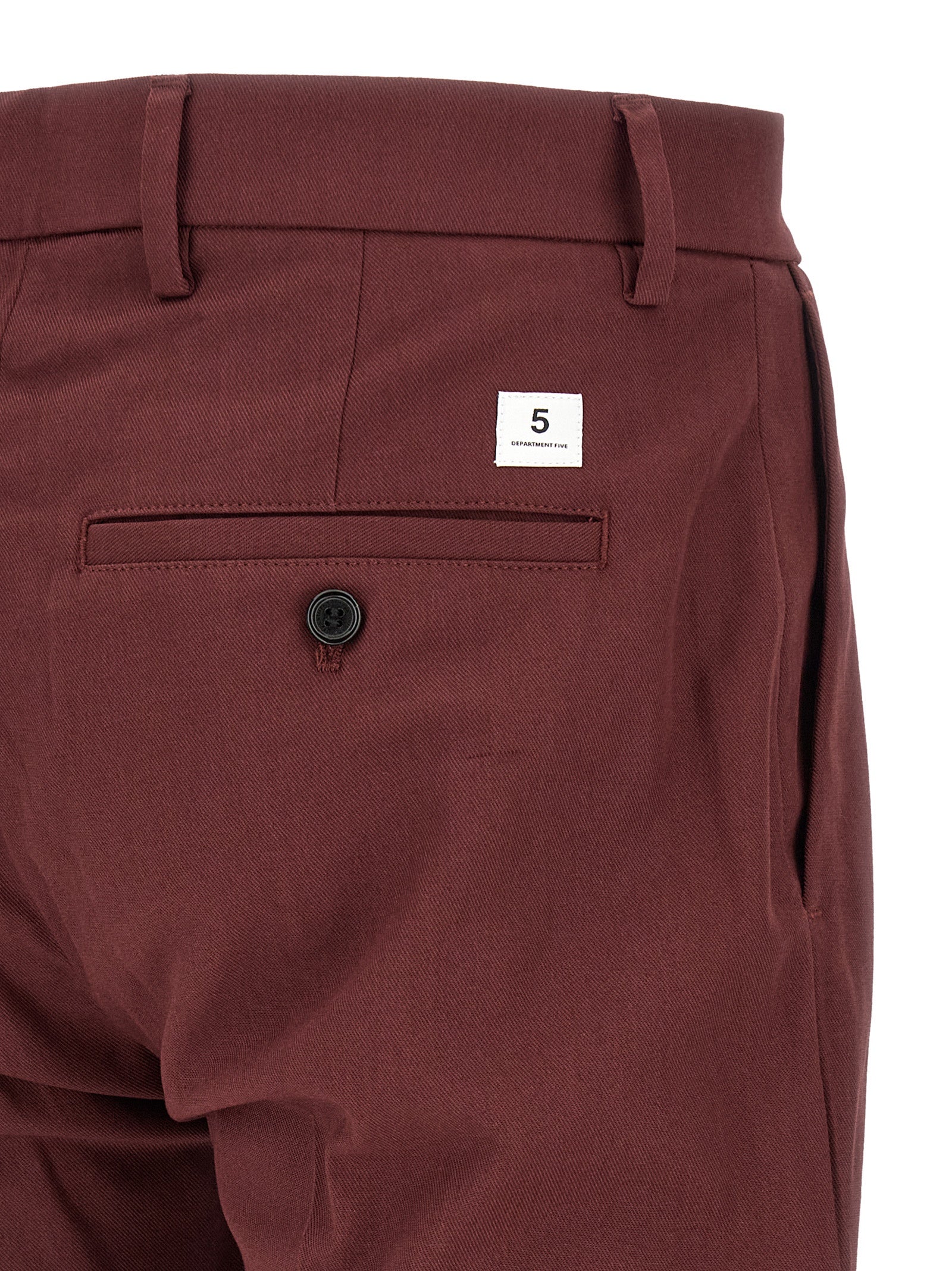 Department 5 Red Cotton Chino Pants
