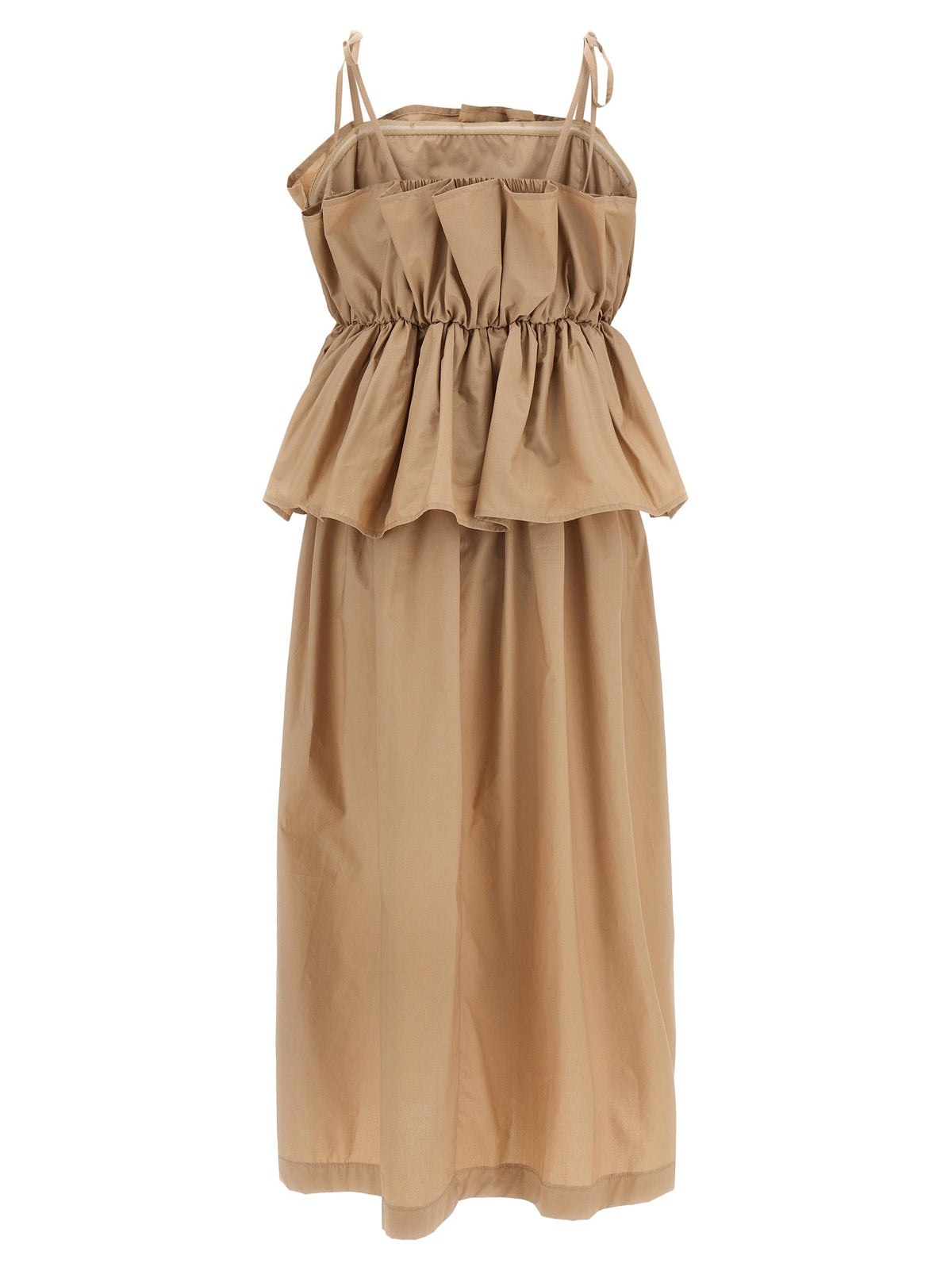 Twinset Beige Cotton Long Dress