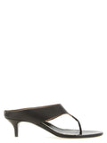 Magda Butrym Brown Leather Stiletto Heel Sandals