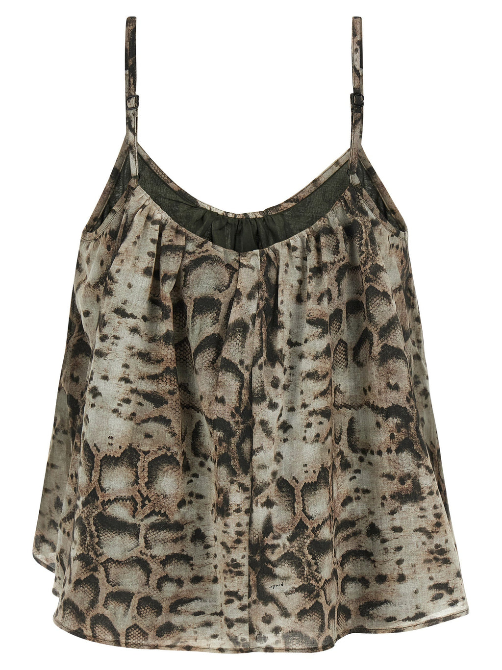PINKO Gray Cotton Blouse