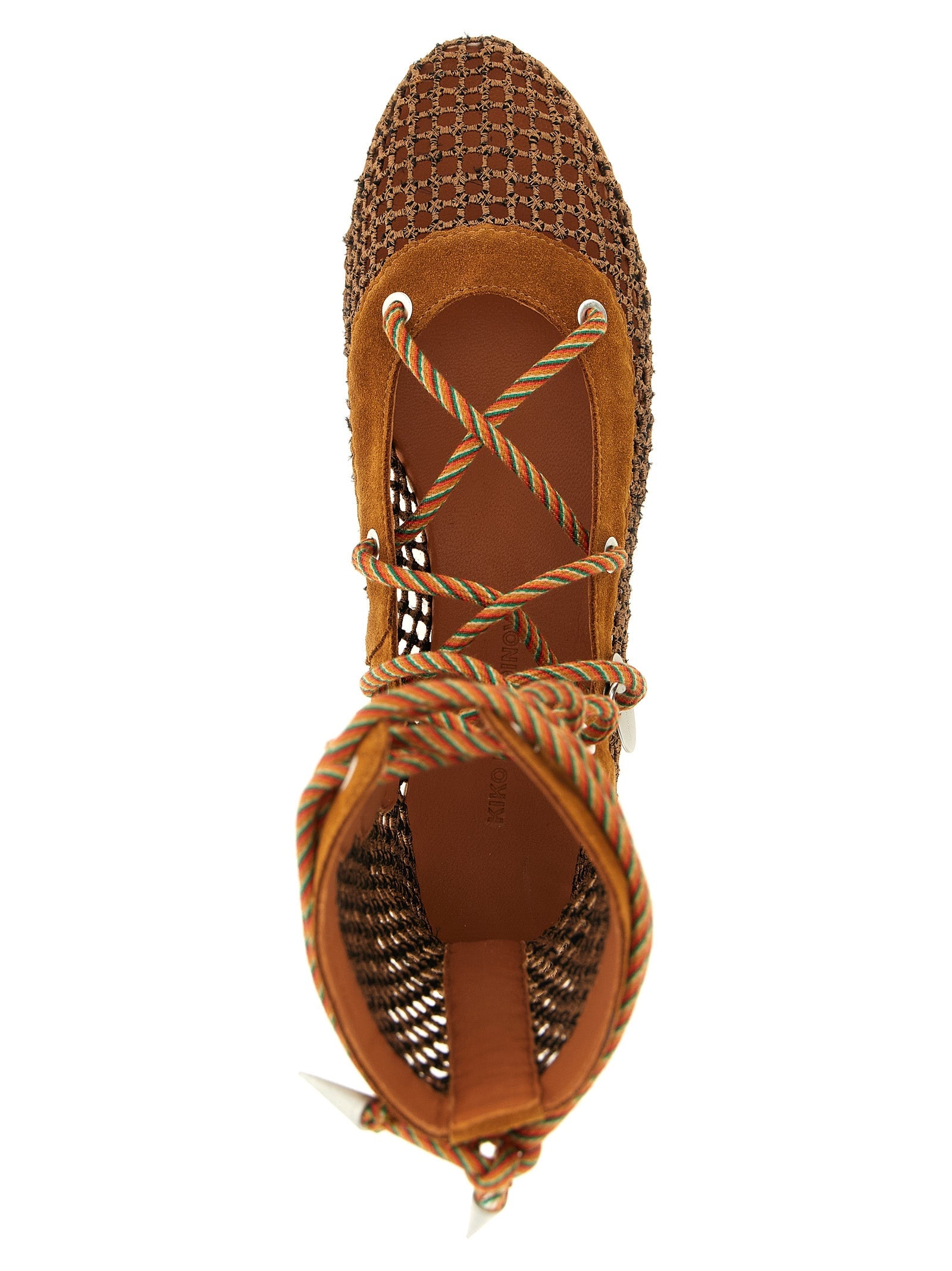 Kiko Kostadinov Brown Polyester Ankle Boots