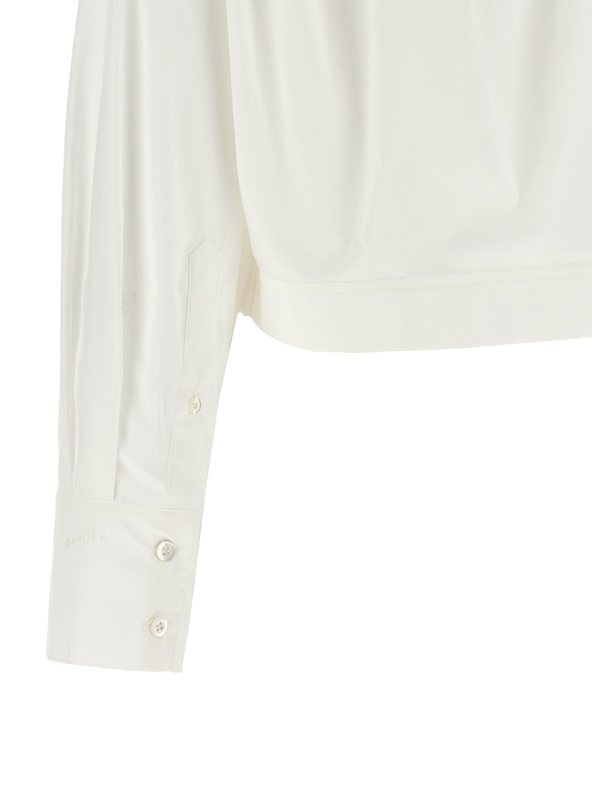 PINKO White Cotton Blouse