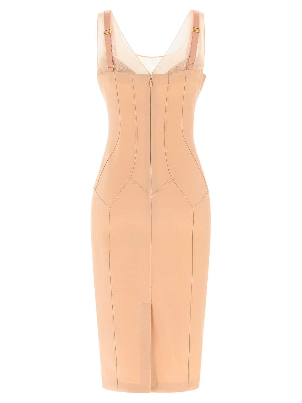 Elisabetta Franchi Multicolor Polyamide Midi Dress