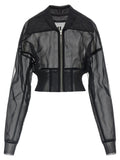 Rick Owens Black Nylon Bomber
