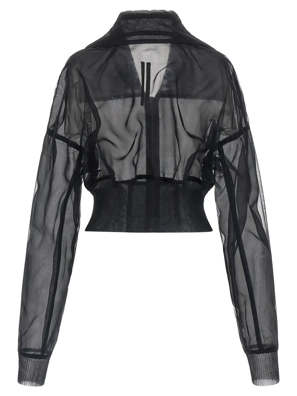 Rick Owens Black Nylon Bomber