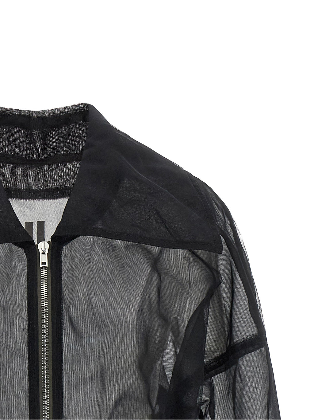 Rick Owens Black Nylon Bomber