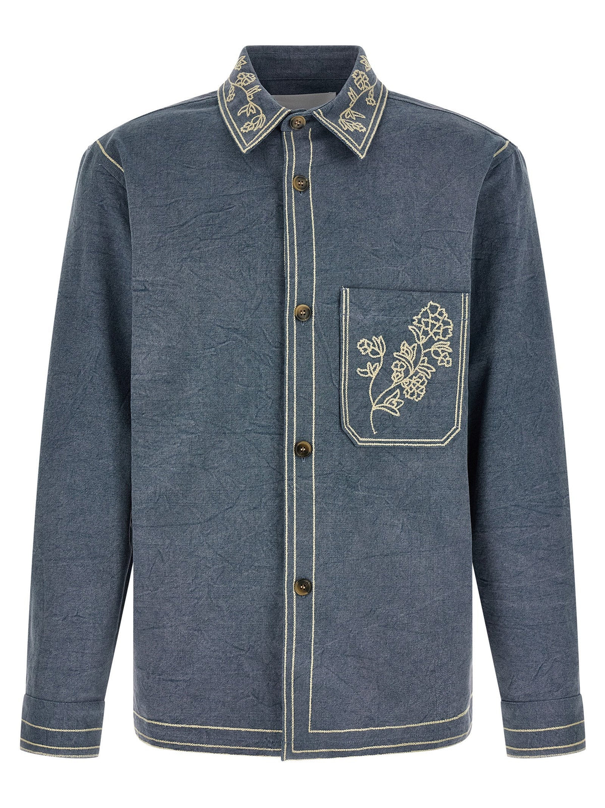 Isabel Marant Blue Cotton Blouse