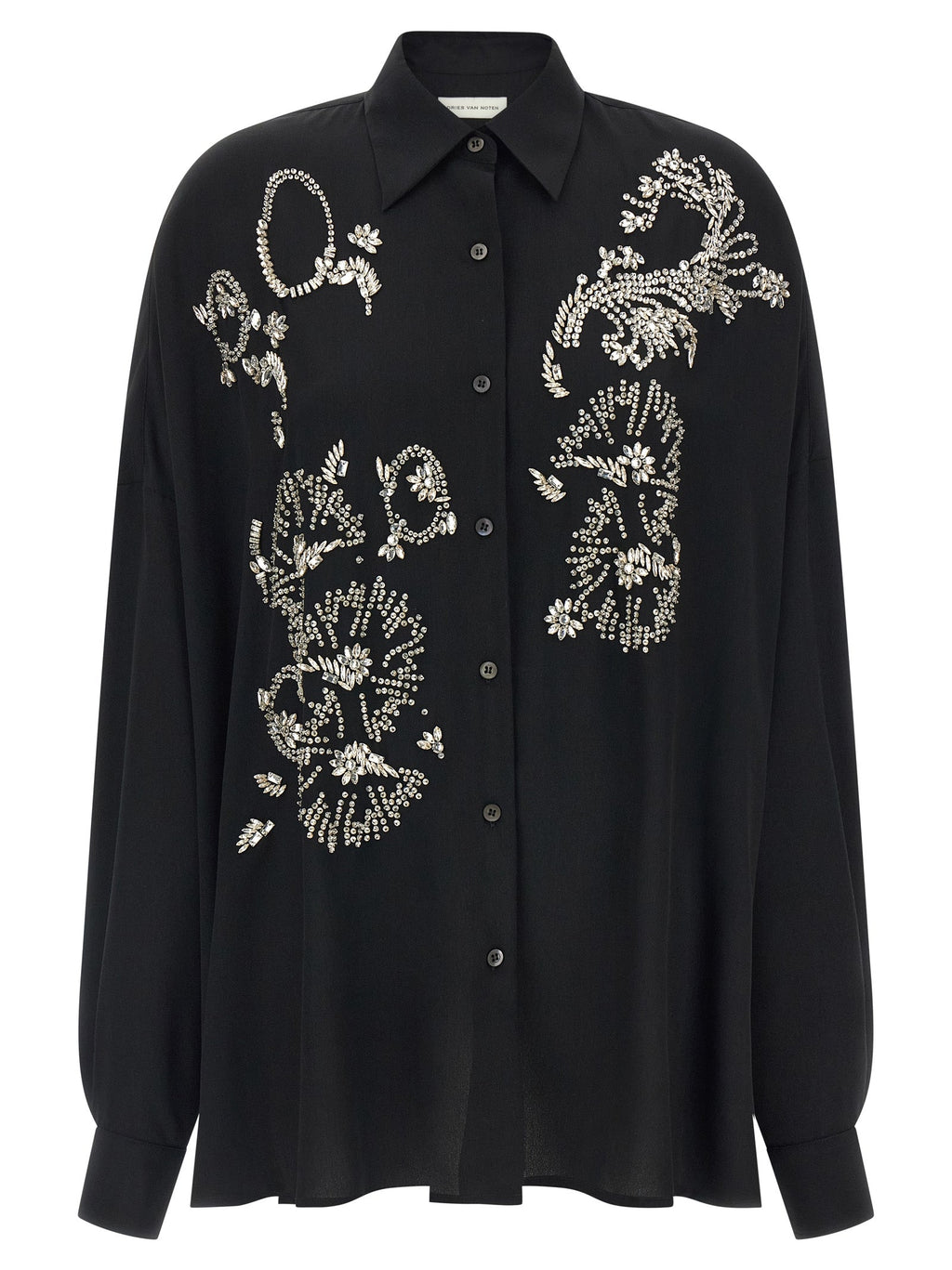 Dries Van Noten Black Polyester Blouse