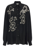 Dries Van Noten Black Polyester Blouse