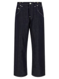 Junya Watanabe Blue Cotton Straight-Leg Jeans
