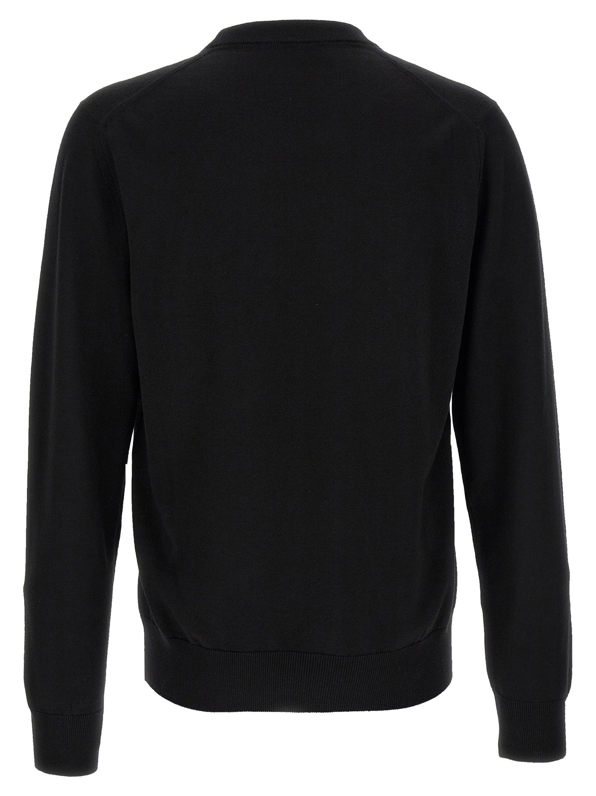 Dolce & Gabbana Black Virgin Wool Cardigan