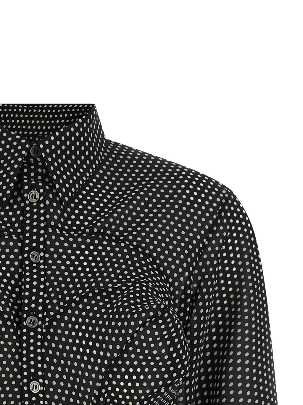 Junya Watanabe Bicolor Polyester Blouse