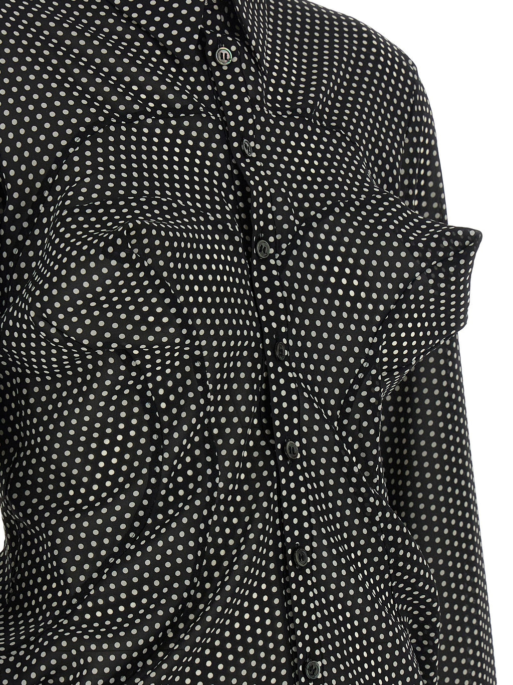Junya Watanabe Bicolor Polyester Blouse