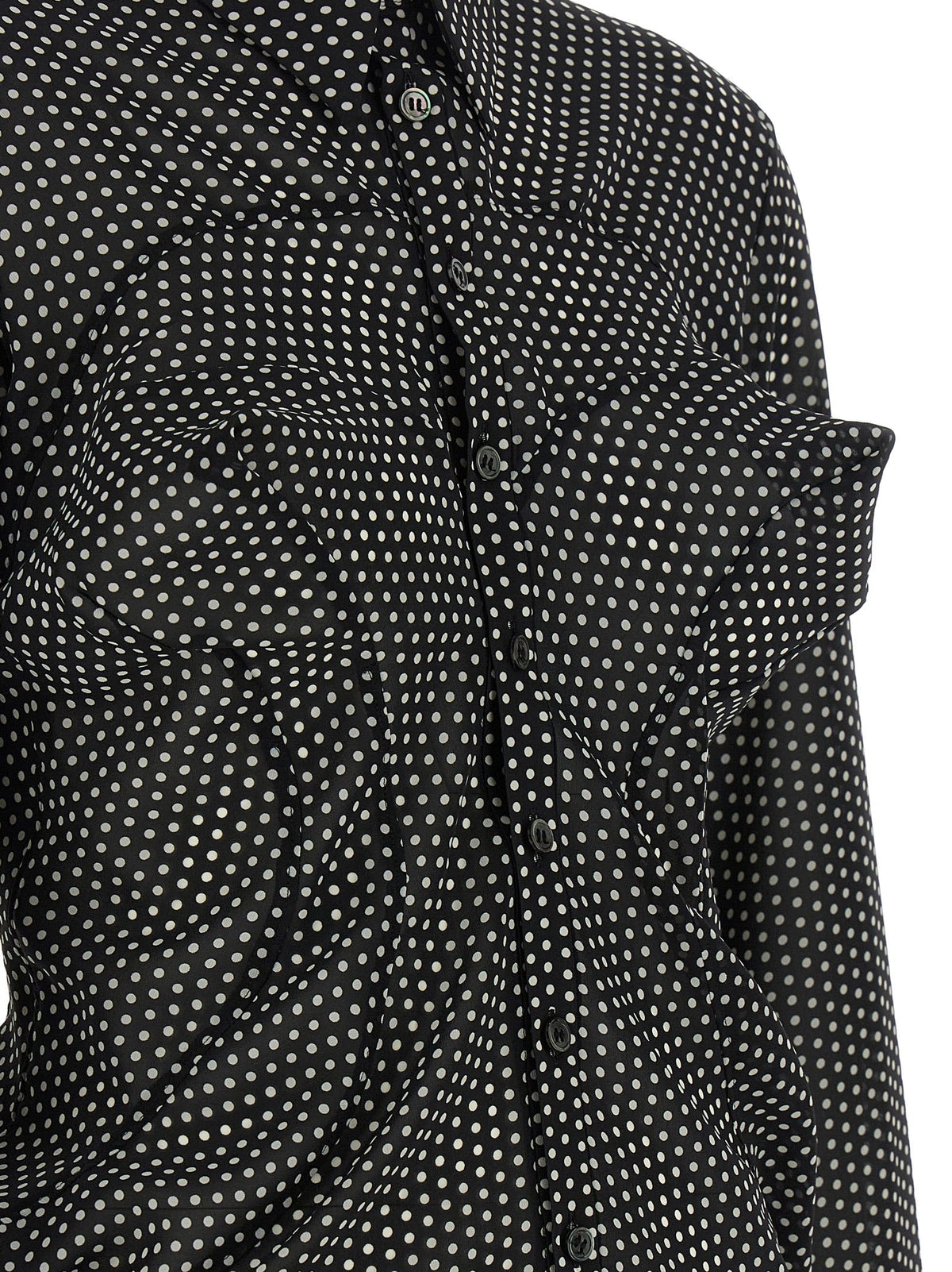 Junya Watanabe Bicolor Polyester Blouse