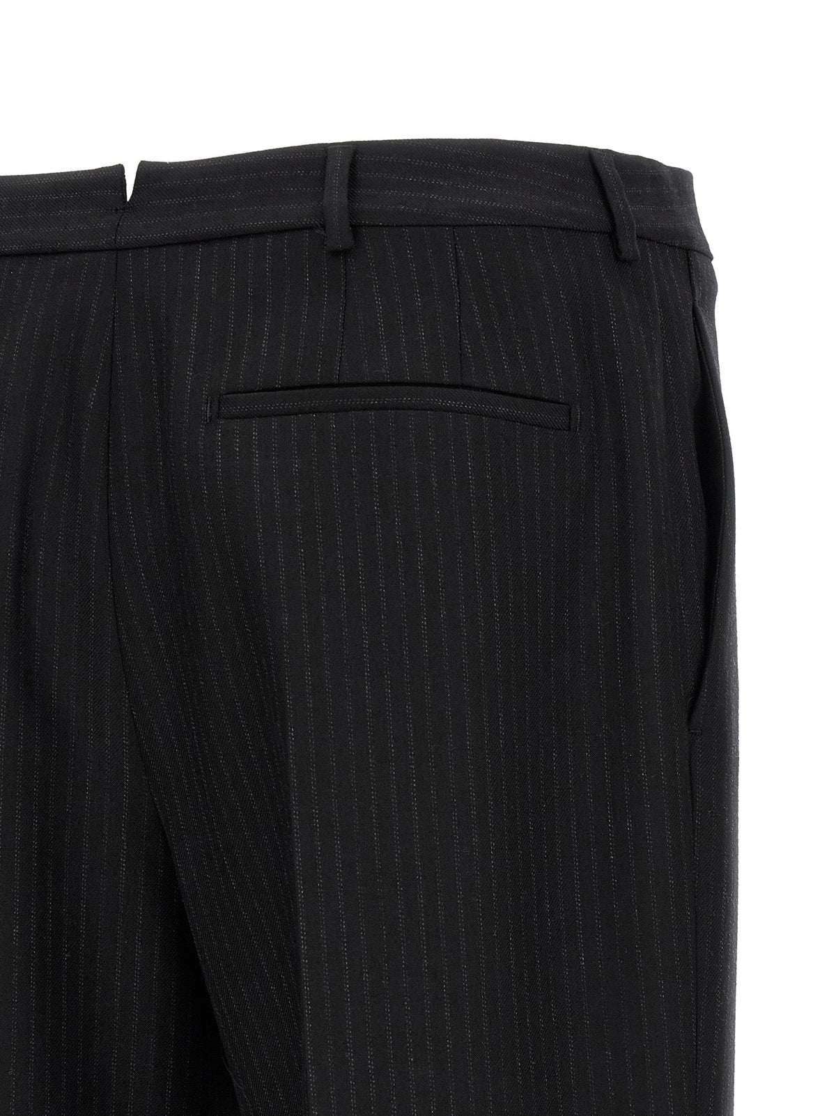 Saint Laurent Black Wool Dress Pants