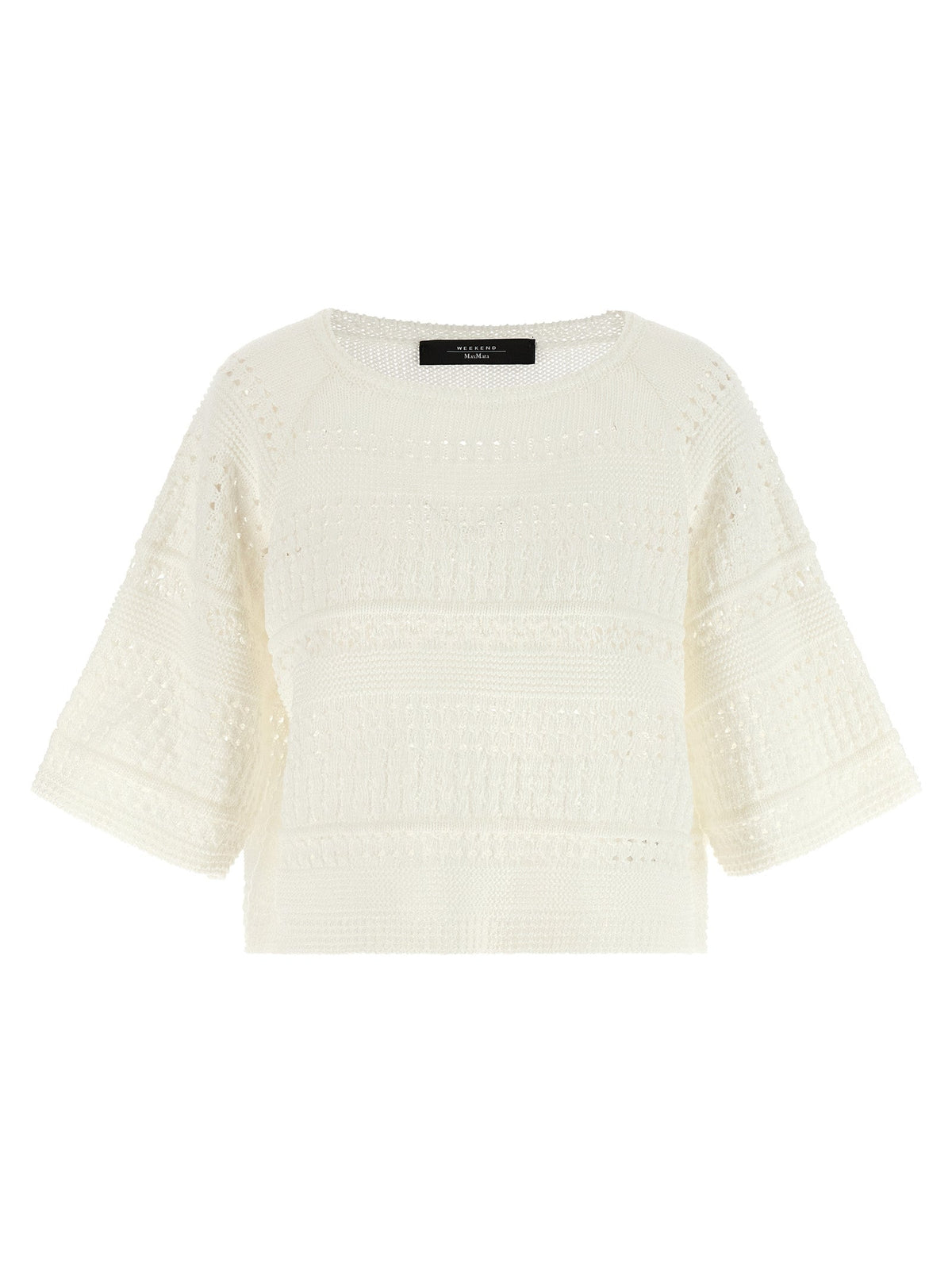 Max Mara White Cotton Cardigan
