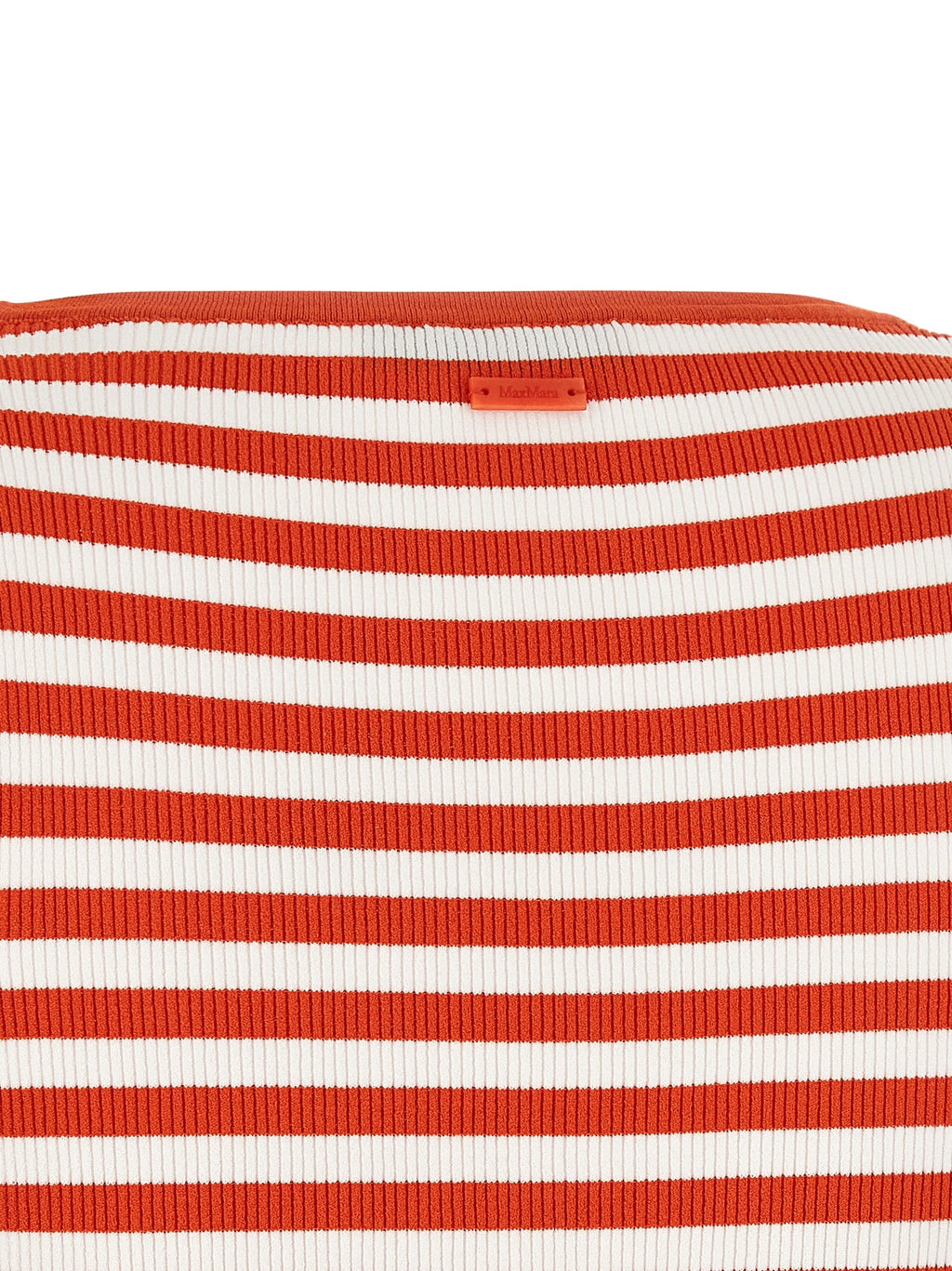 Max Mara Red Viscose Sleeveles T-Shirt