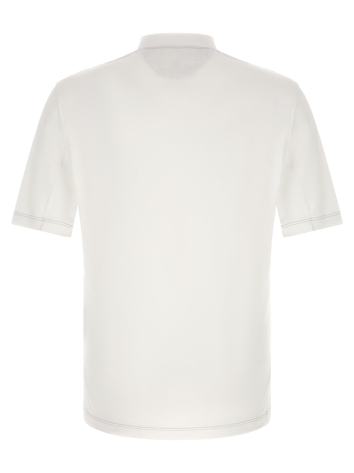 Brunello Cucinelli White Polyamide T-Shirt