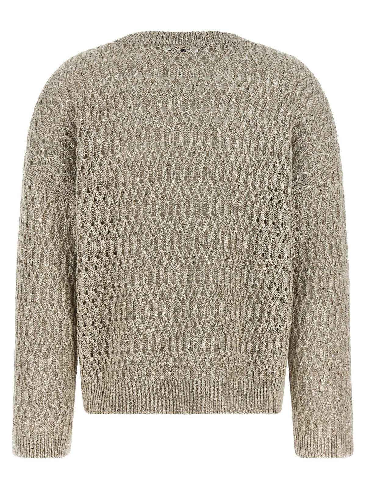 Brunello Cucinelli Beige Linen Cardigan