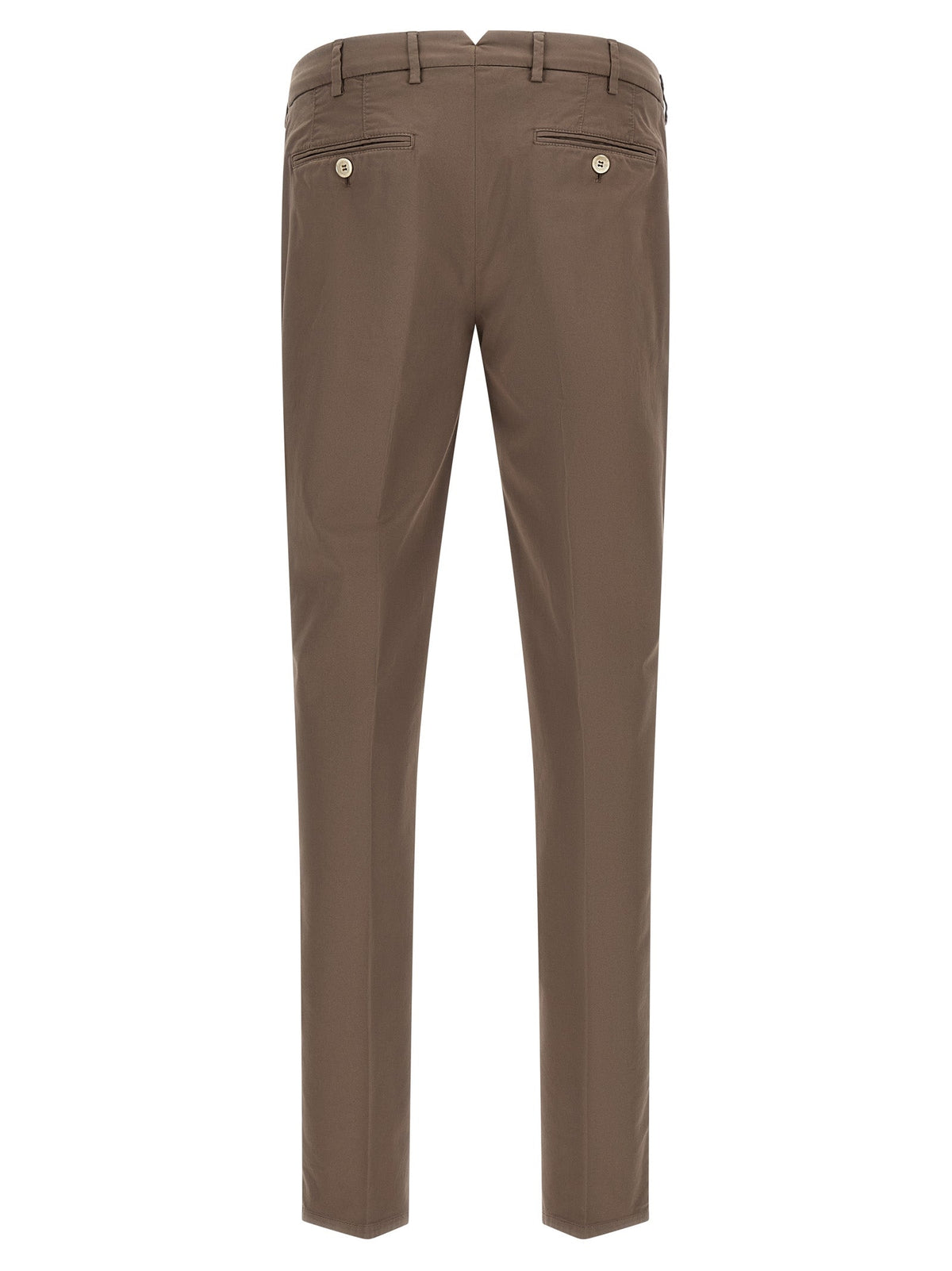 Brunello Cucinelli Beige Cotton Casual Pants