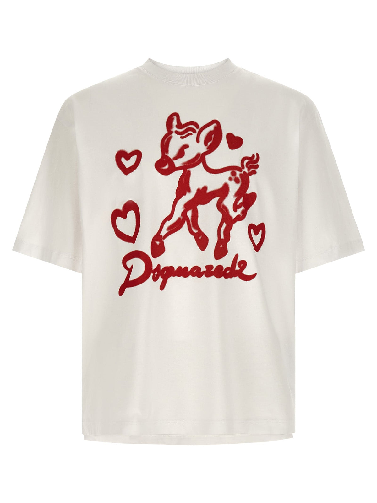 Dsquared² Red Cotton T-Shirt