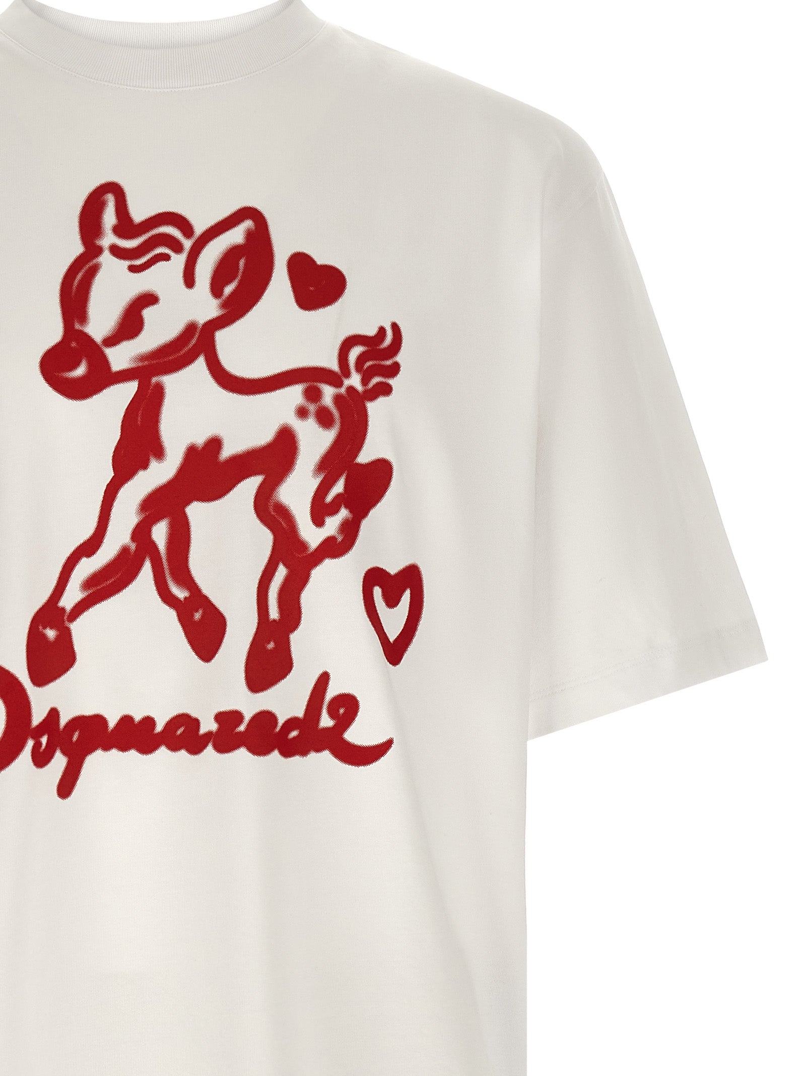 Dsquared² Red Cotton T-Shirt