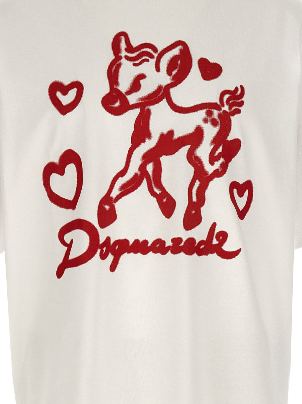 Dsquared² Red Cotton T-Shirt