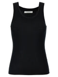 Max Mara Black Virgin Wool Sleeveles T-Shirt