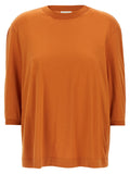 Dries Van Noten Orange Cotton T-Shirt