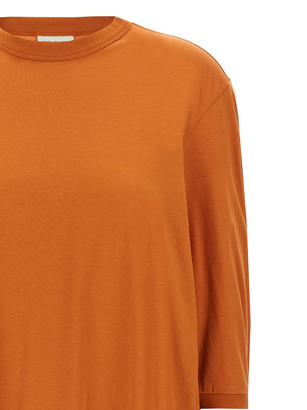 Dries Van Noten Orange Cotton T-Shirt