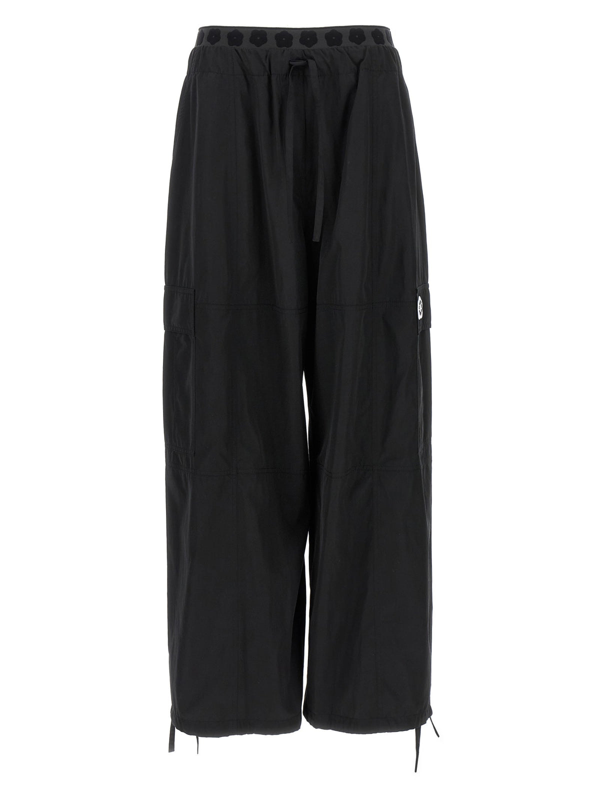 Kenzo Black Polyester Cargo Pants