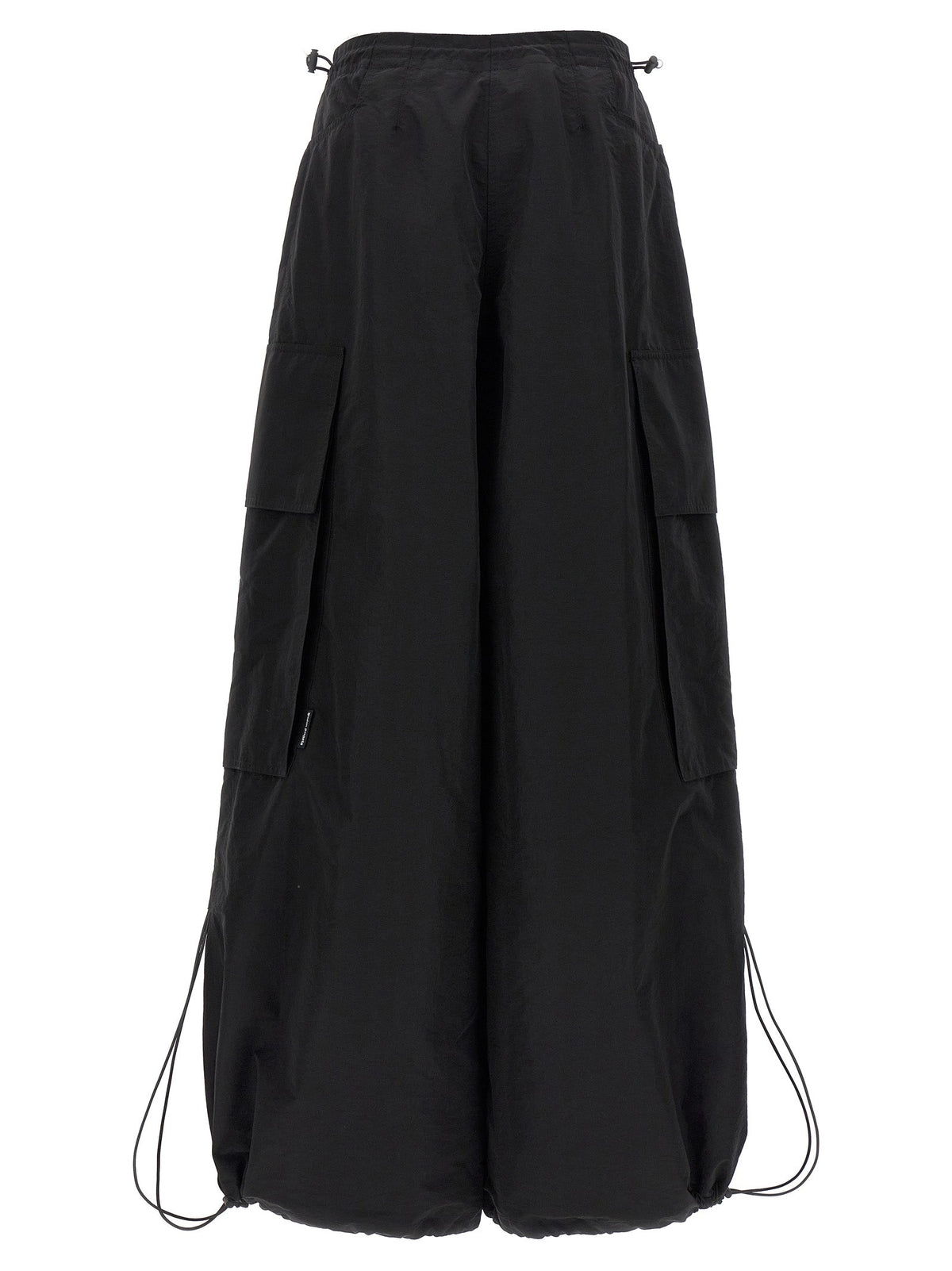 Palm Angels Black Polyamide Casual Pants