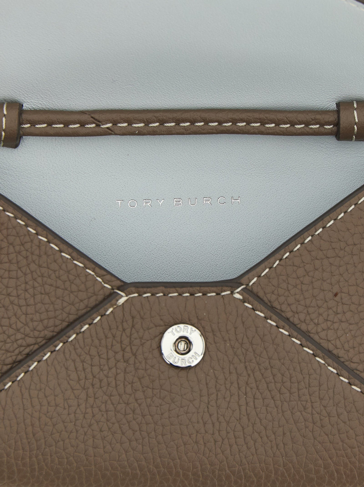 Tory Burch Brown Cowhide Cardholder