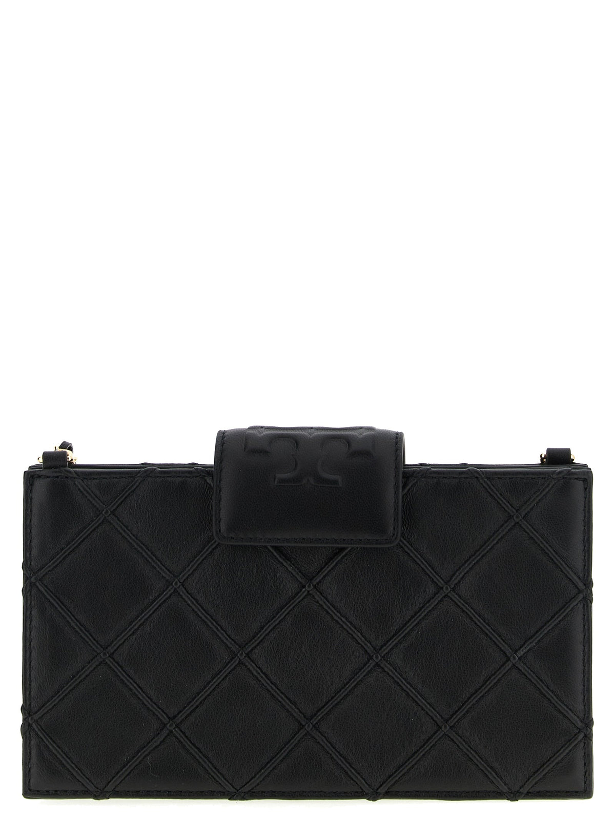 Tory Burch Black Lamb Leather Cardholder