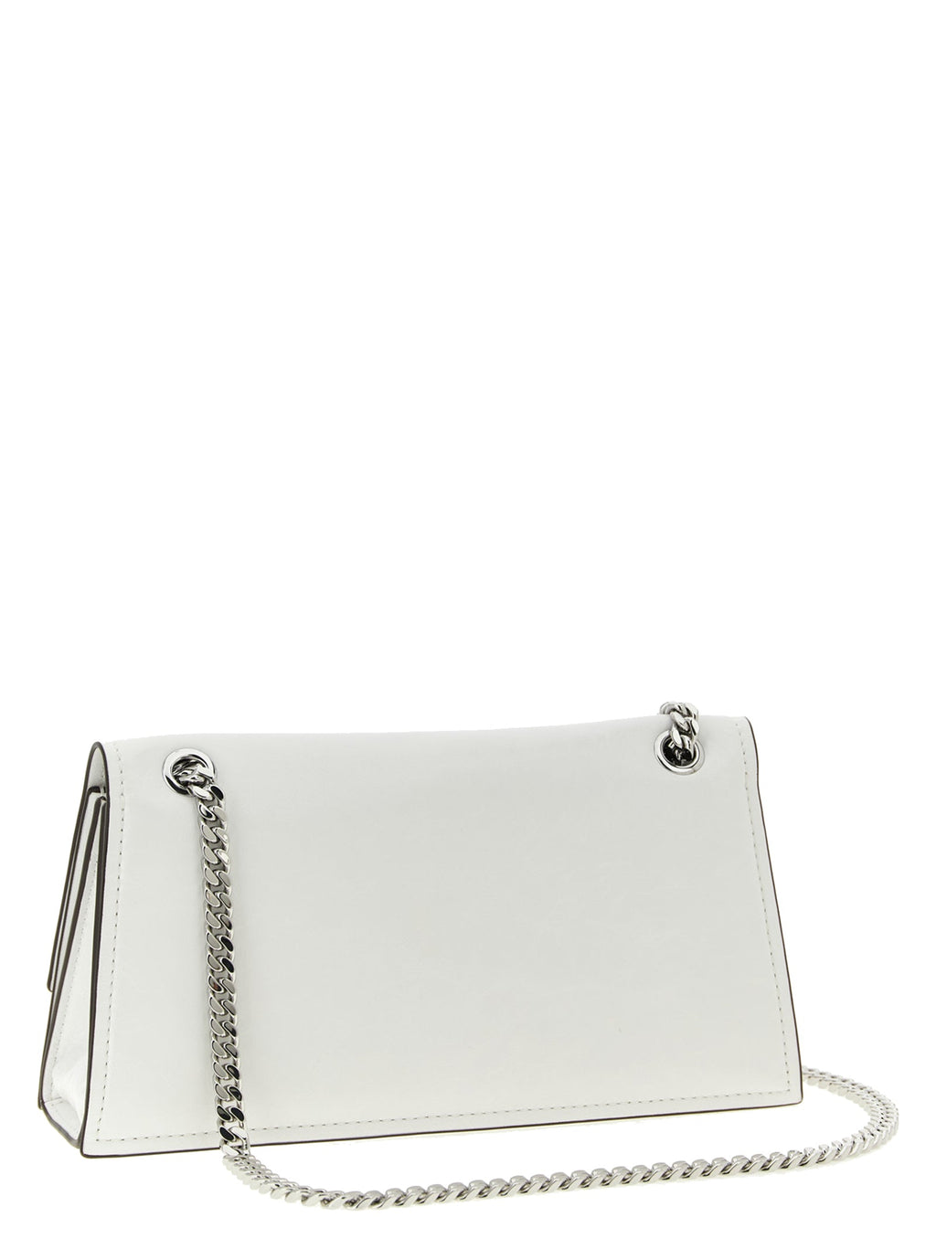 Tory Burch White Lamb Leather Shoulder Bag
